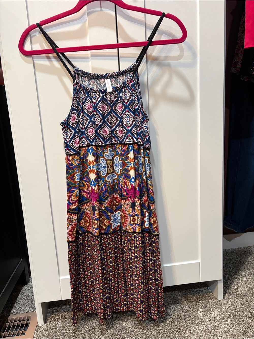 Xhilaration Multicolor Boho Patterned Mini Dress